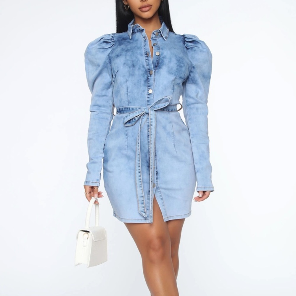 NWT denim dress..